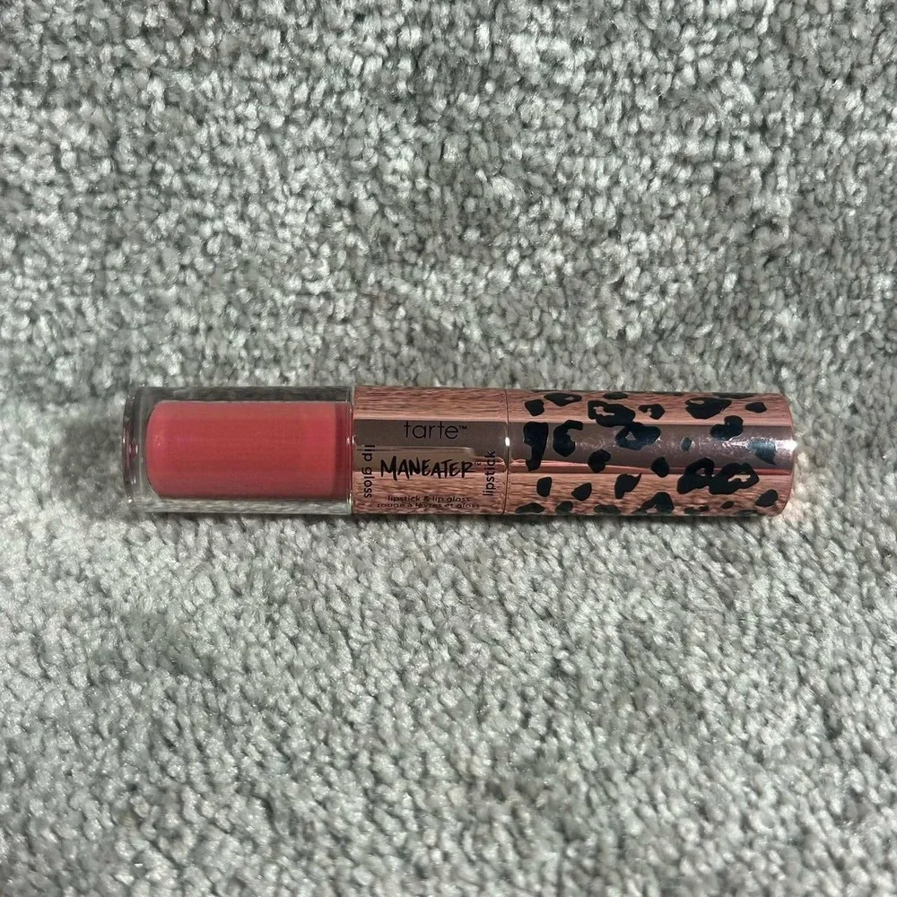 Tarte Maneater Lipstick & Lip Gloss‎ Moody Rose Leopard Dual Ended